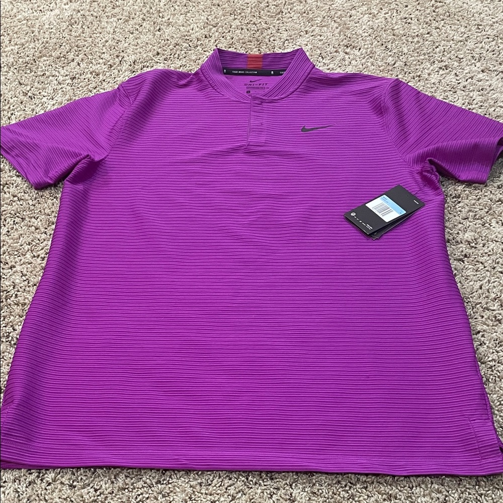 Nike Men's Vibrant Purple Polo